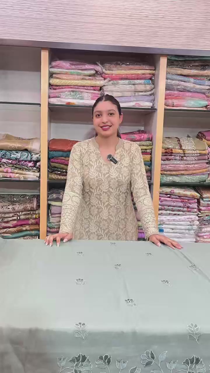 Pure chanderi suit